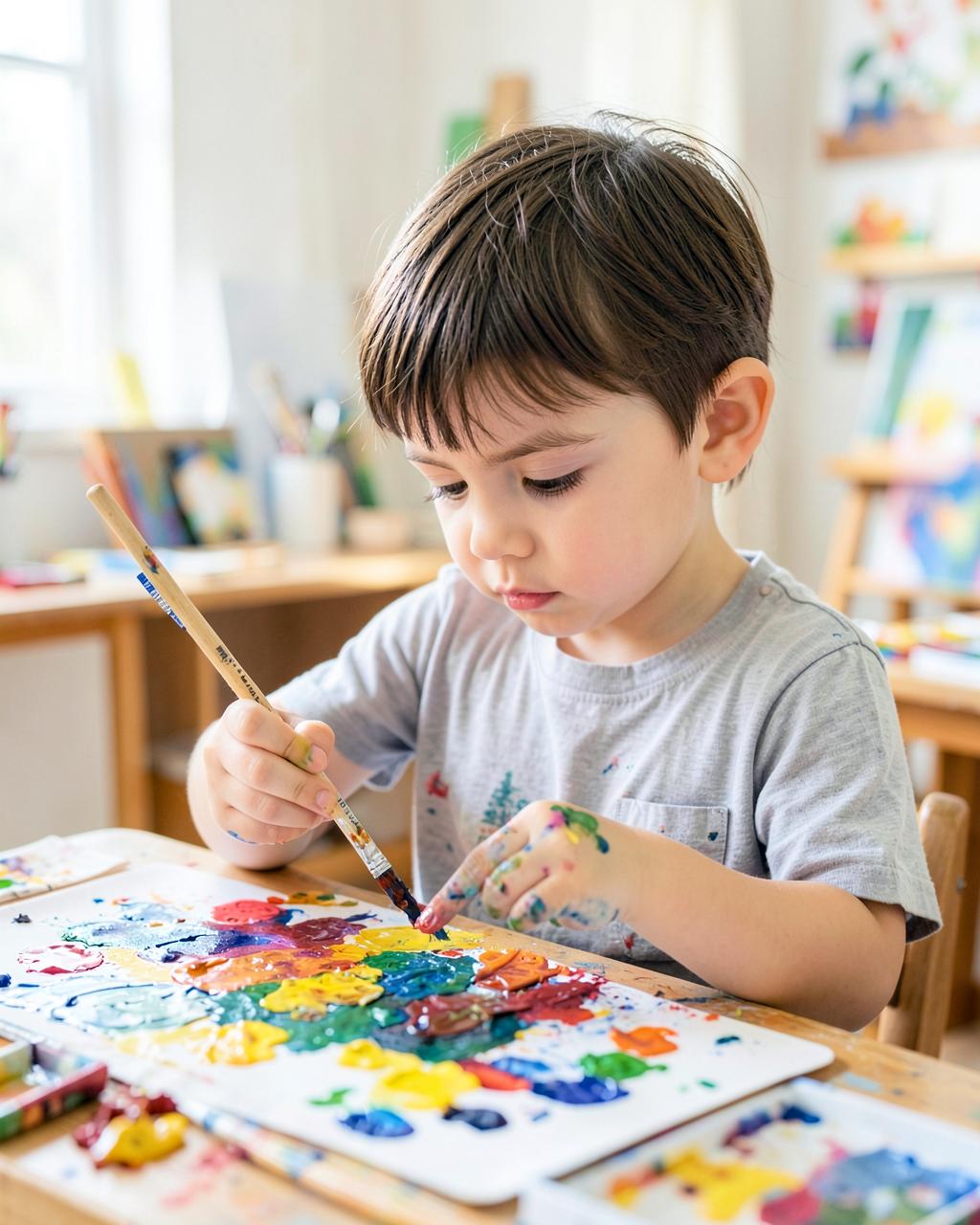 Students learning at Witty International School